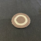 Handcrafted Round Jute Place Mat | Natural Jute Mats & Cup Coaster Set
