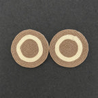 Handcrafted Round Jute Place Mat | Natural Jute Mats & Cup Coaster Set