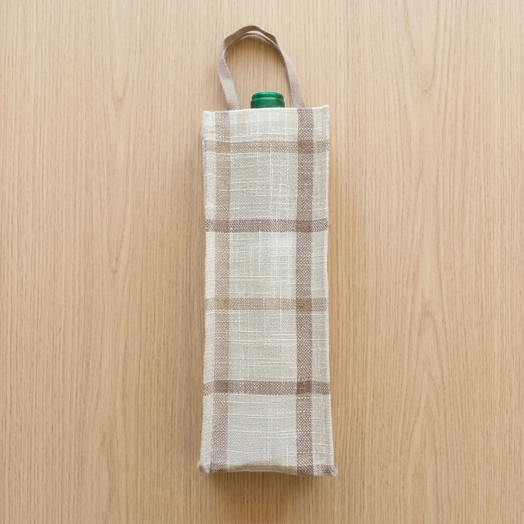 Handmade Jute Water Bottle Bag | Bottle Cover with Handle for Daily Use & Gifting