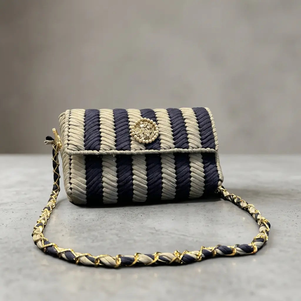 Handcrafted Embroidered Shoulder Bag