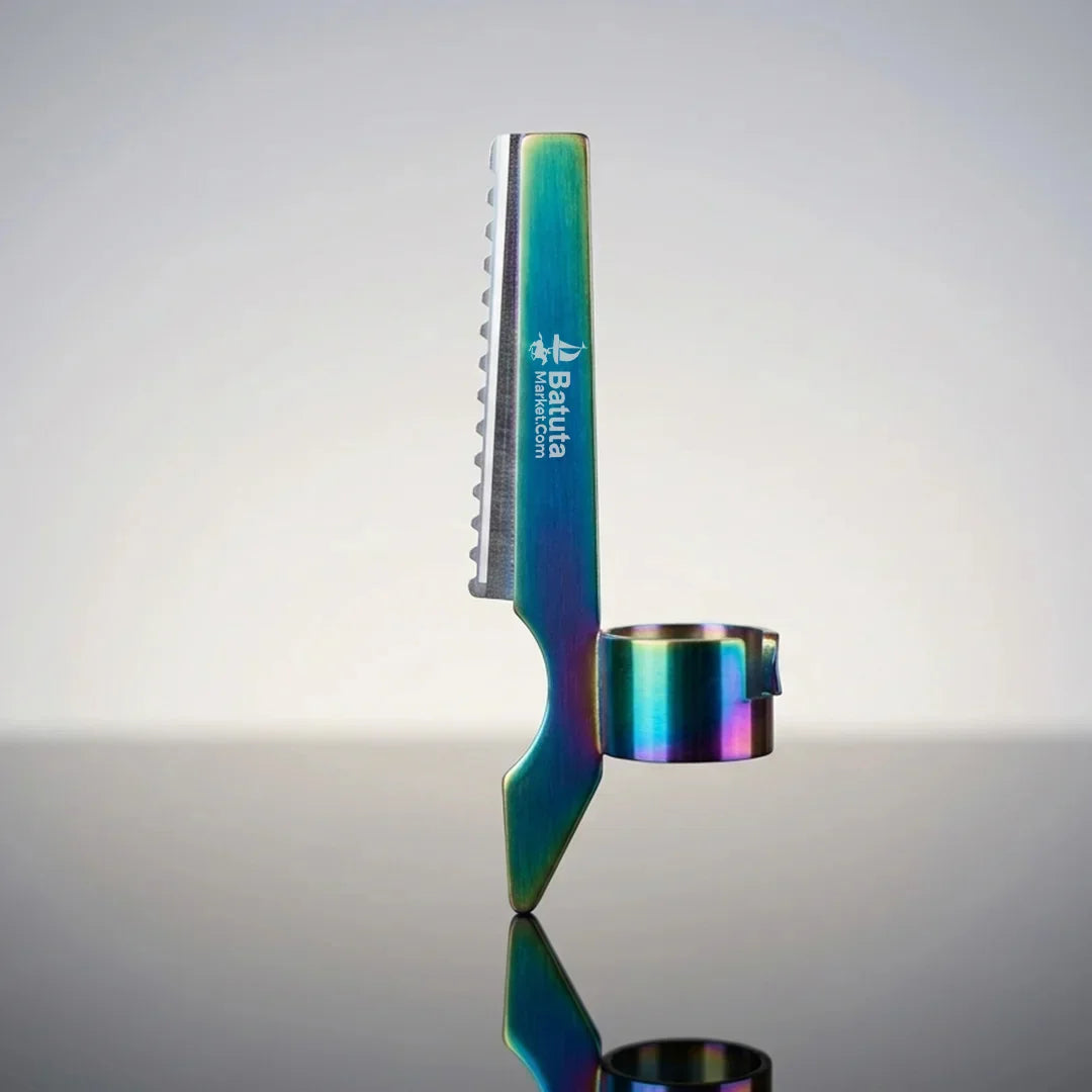 Professional Hair Texturizing Razor Tool With Finger Loop