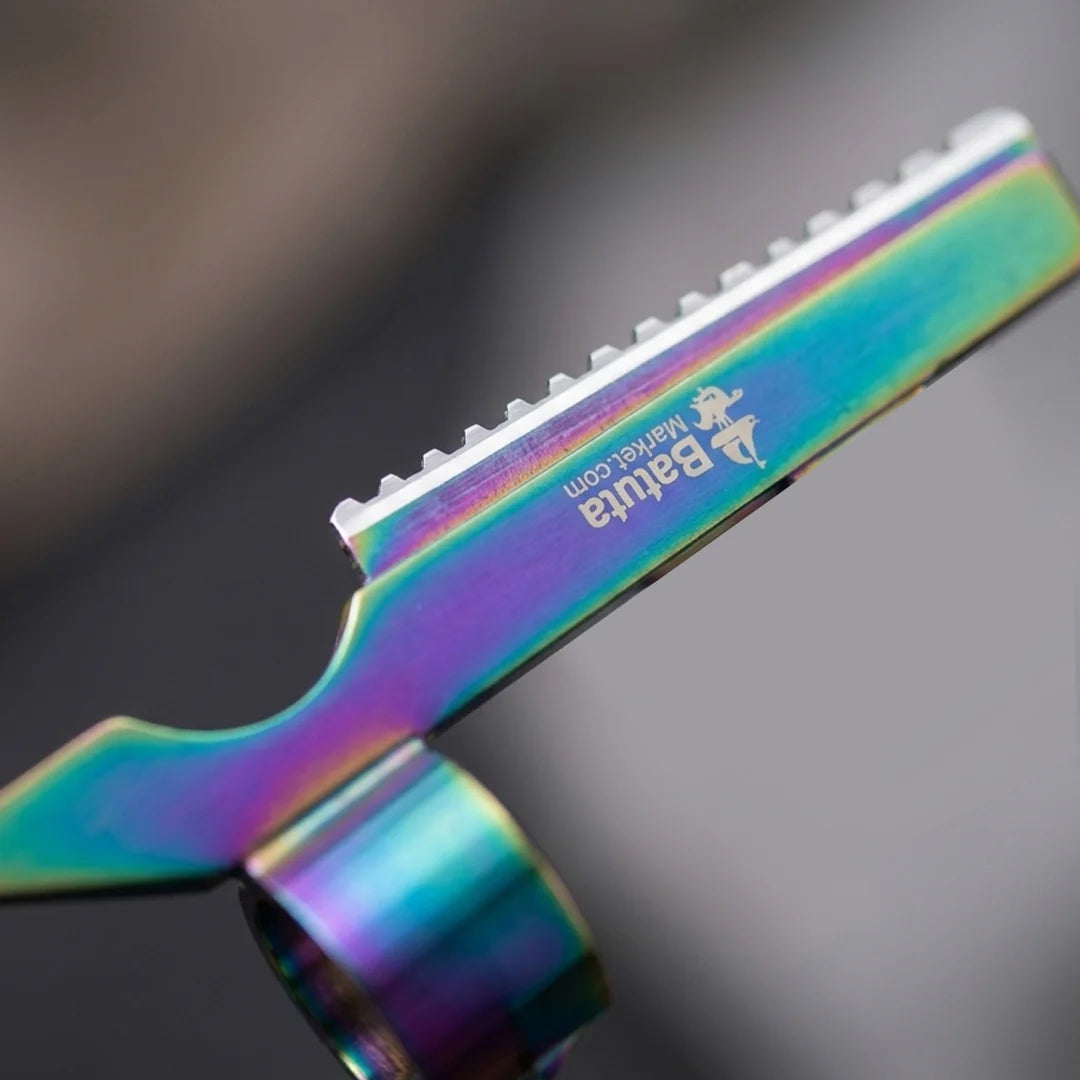 Professional Hair Texturizing Razor Tool With Finger Loop