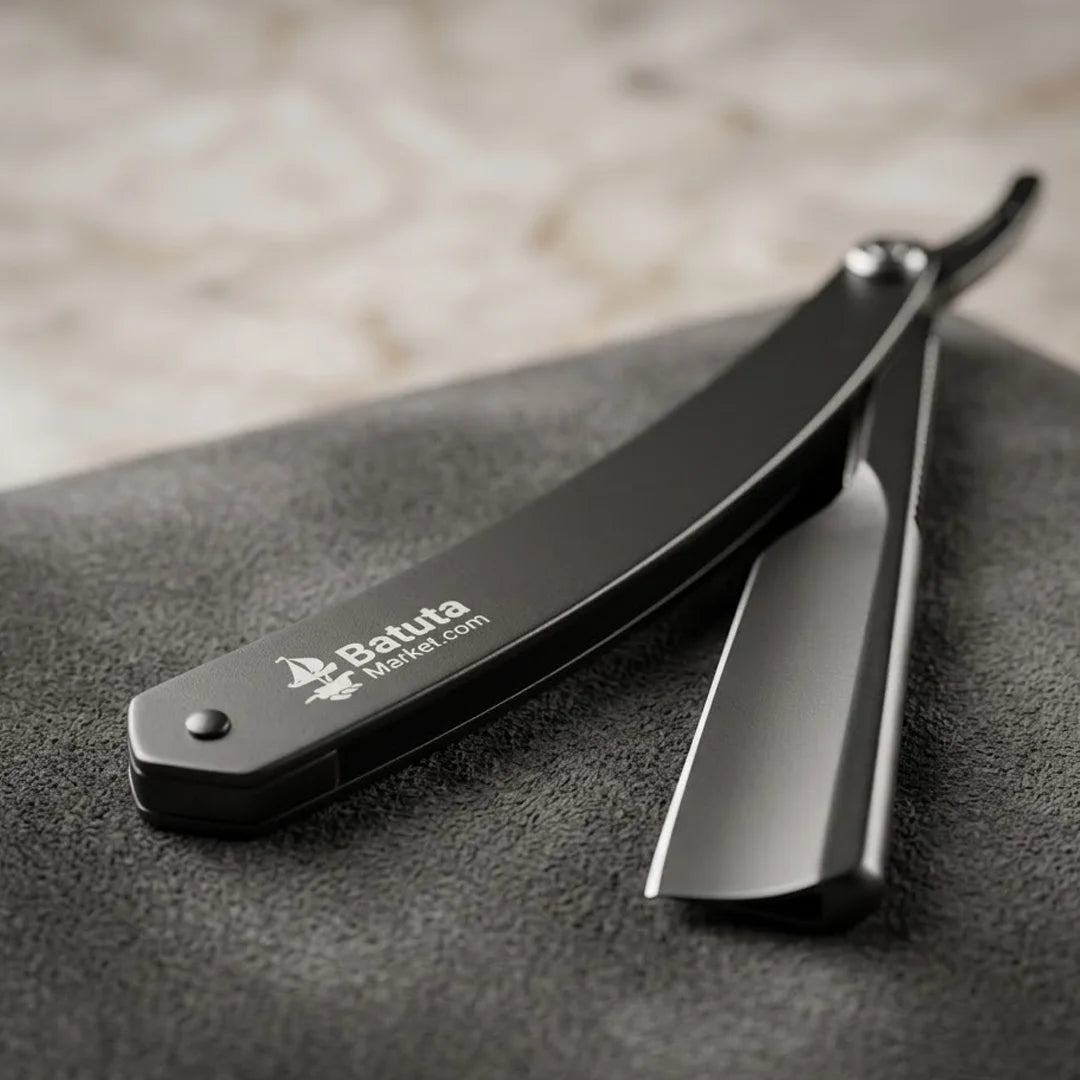 Straight Edge Barber Razor – Professional All-Metal Shaving Razor