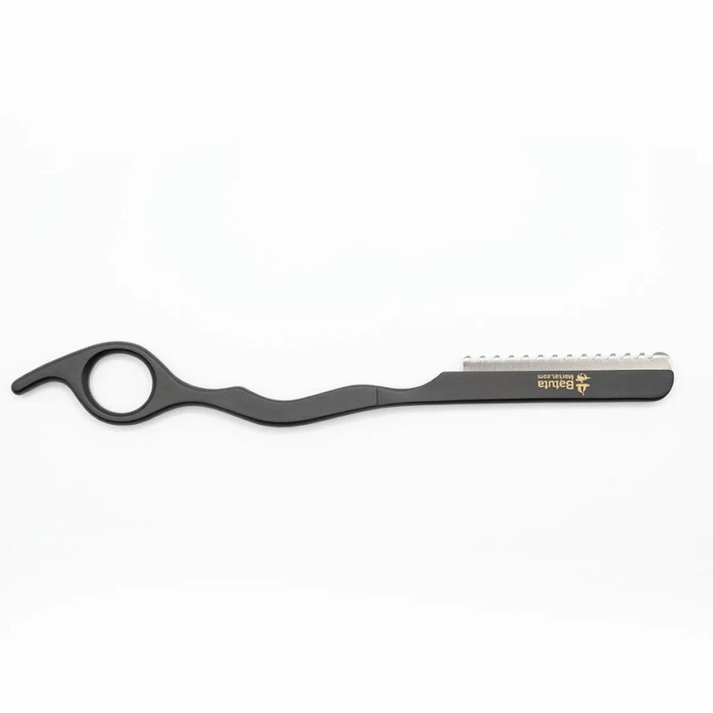 Professional Shear-Grip Hair Shaper with Contoured Ergonomic Shank