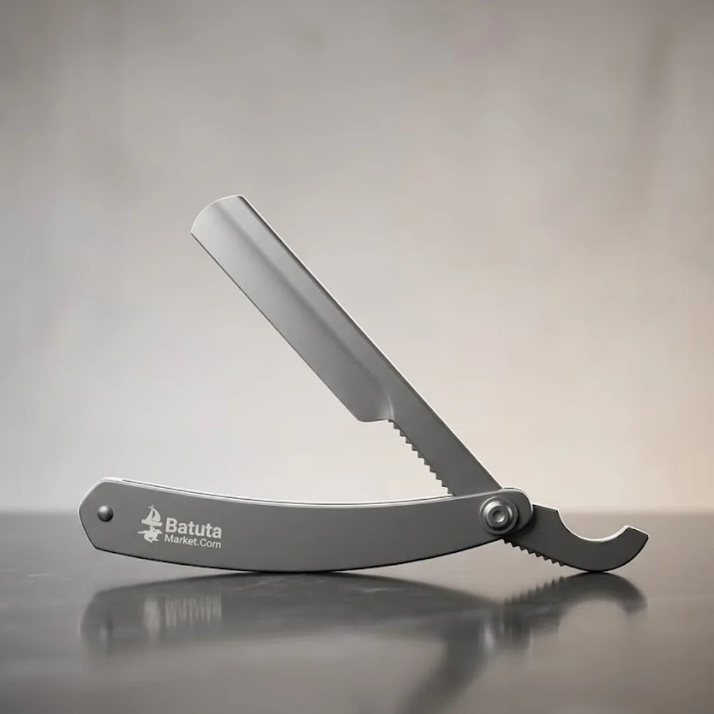 Straight Edge Barber Razor – Professional All-Metal Shaving Razor