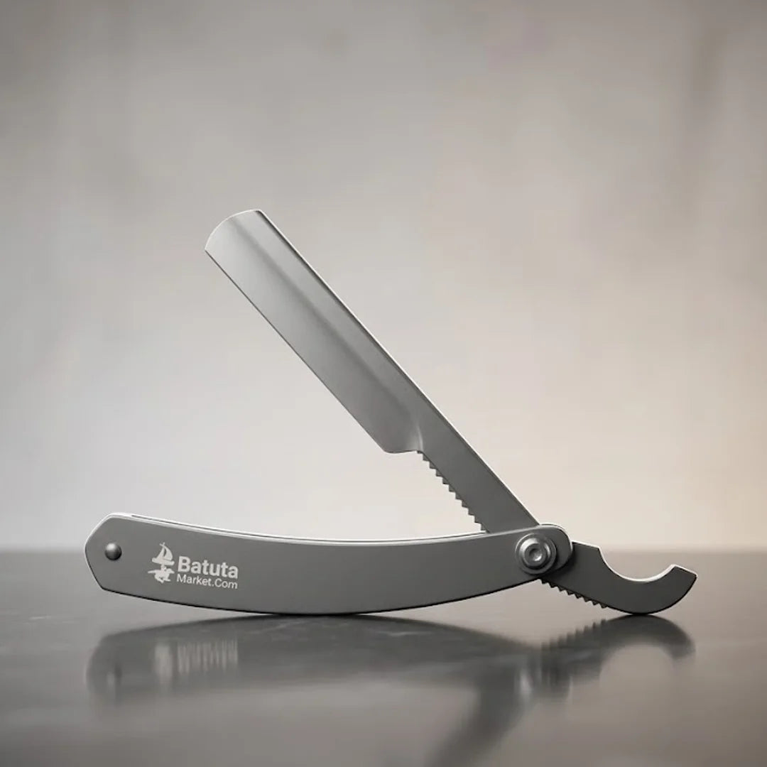 Straight Edge Barber Razor – Professional All-Metal Shaving Razor