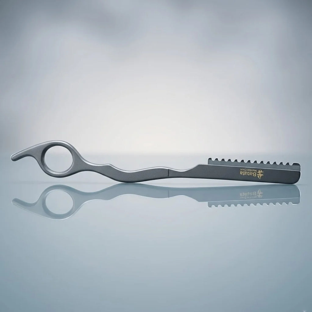 Professional Shear-Grip Hair Shaper with Contoured Ergonomic Shank
