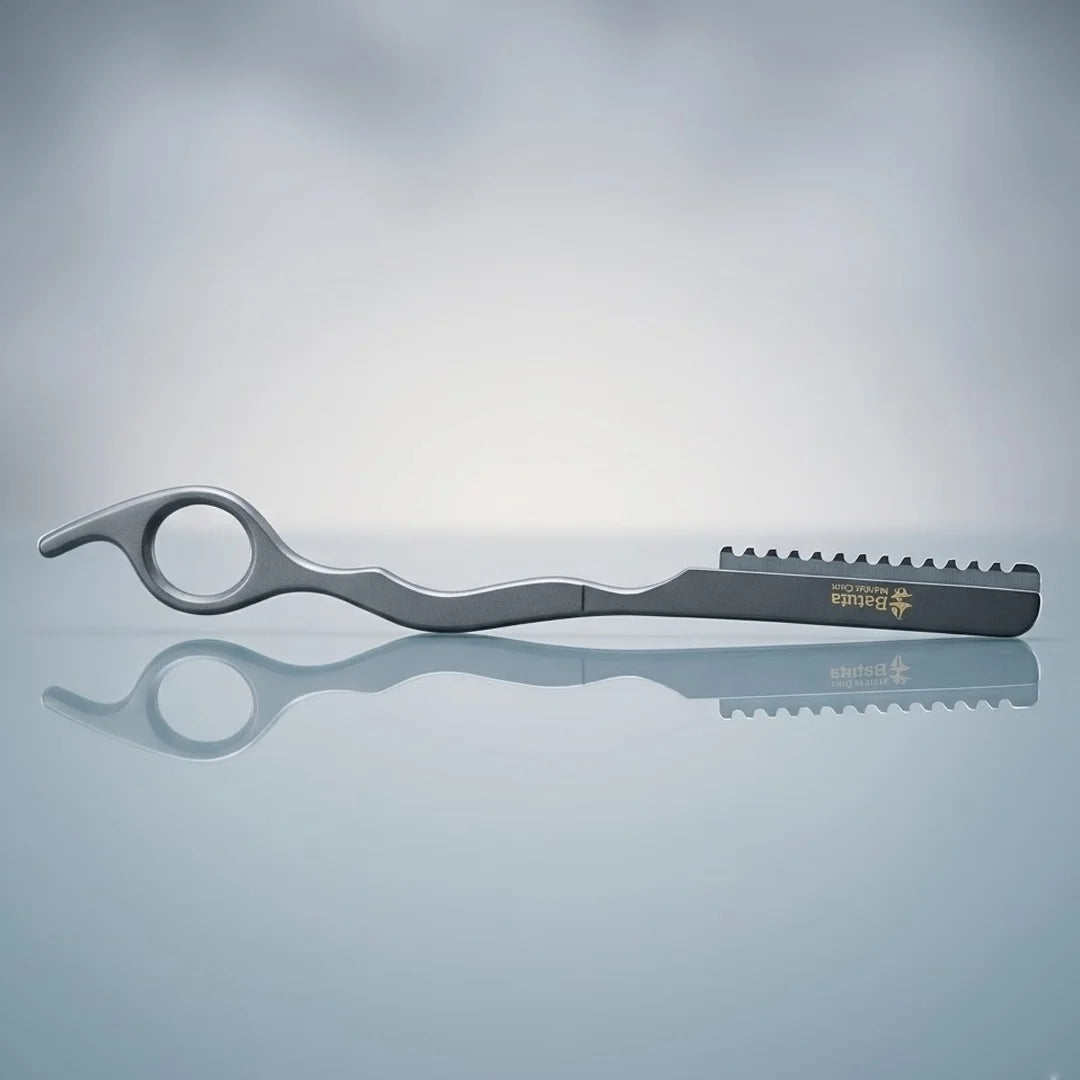 Professional Shear-Grip Hair Shaper with Contoured Ergonomic Shank
