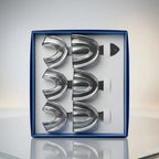 6-Piece Dental Impression Tray Set with Storage Box – Upper & Lower Mouth Trays