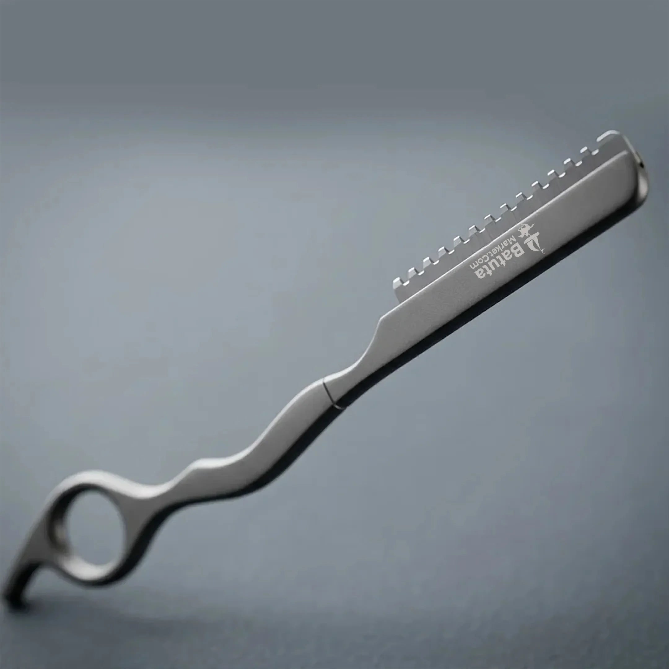 Professional Shear-Grip Hair Shaper with Contoured Ergonomic Shank