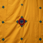 Hand-Embroidered Traditional Heritage Shawl – Authentic Ethnic Tribal Dupatta & Wall Hanging