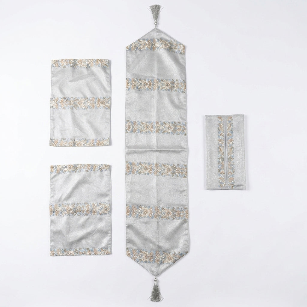 Artisanal Handcrafted Coffee Table Linens Set