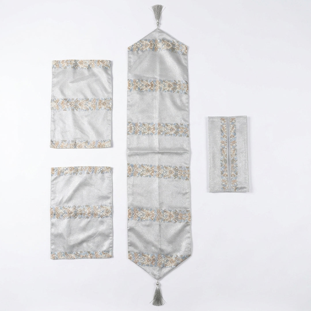 Artisanal Handcrafted Coffee Table Linens Set