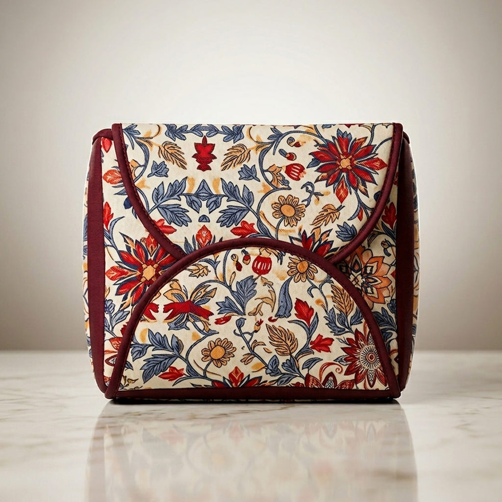Handcrafted Four-Flap Roti Cover with Inner Bread Warmer