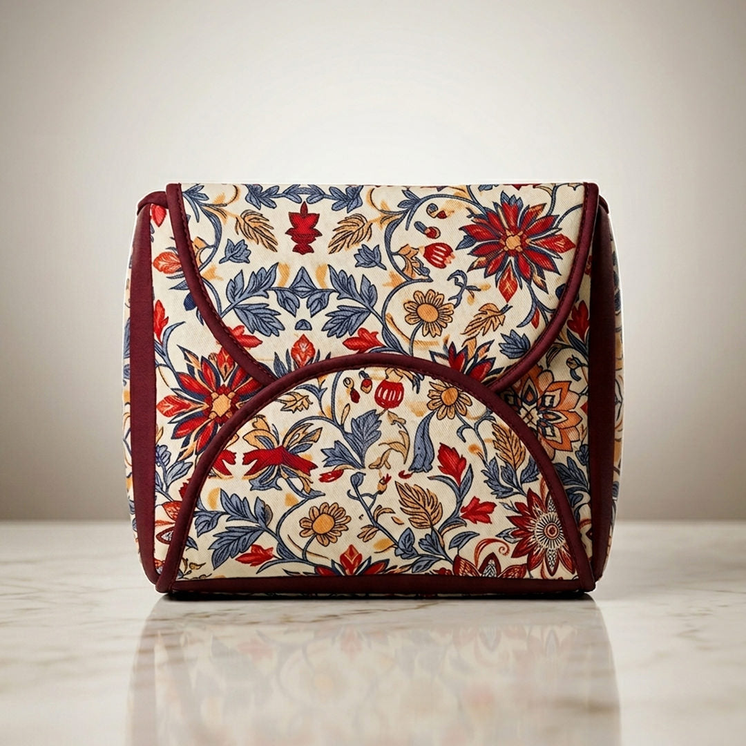 Handcrafted Four-Flap Roti Cover with Inner Bread Warmer