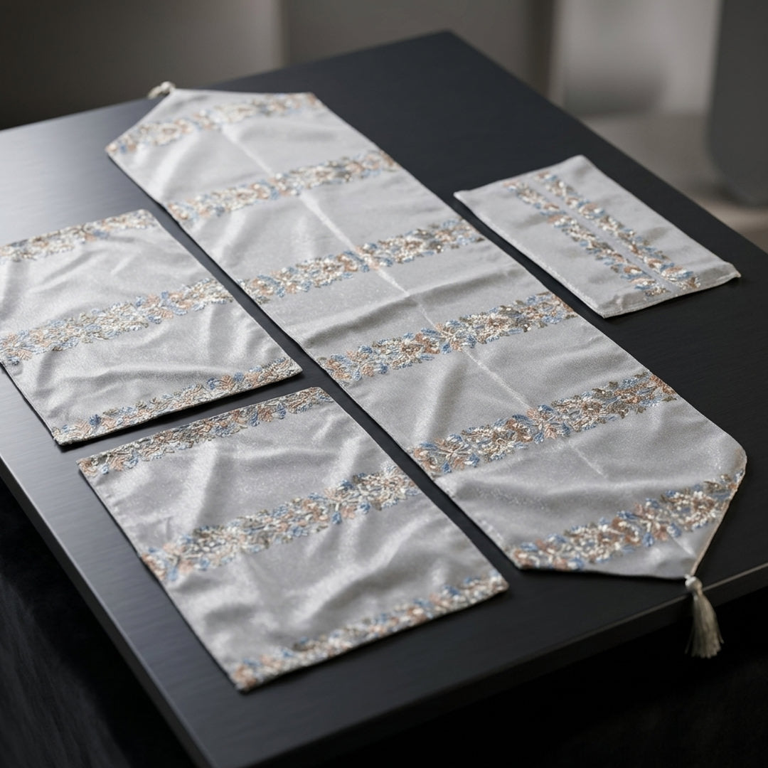 Artisanal Handcrafted Coffee Table Linens Set