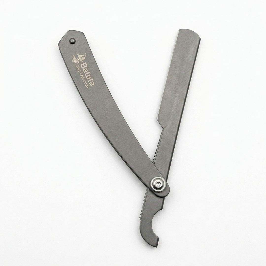 Straight Edge Barber Razor – Professional All-Metal Shaving Razor