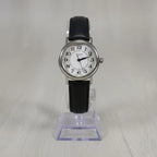 Coach Women’s Quartz Watch, Small Seconds Dial, Black Leather Strap, Box & Papers