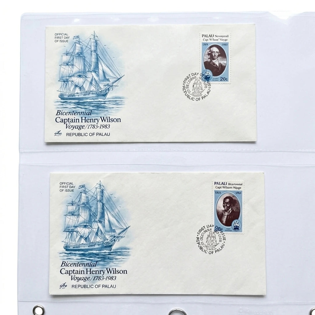Vintage Republic of Palau First Day Covers – Set of 4