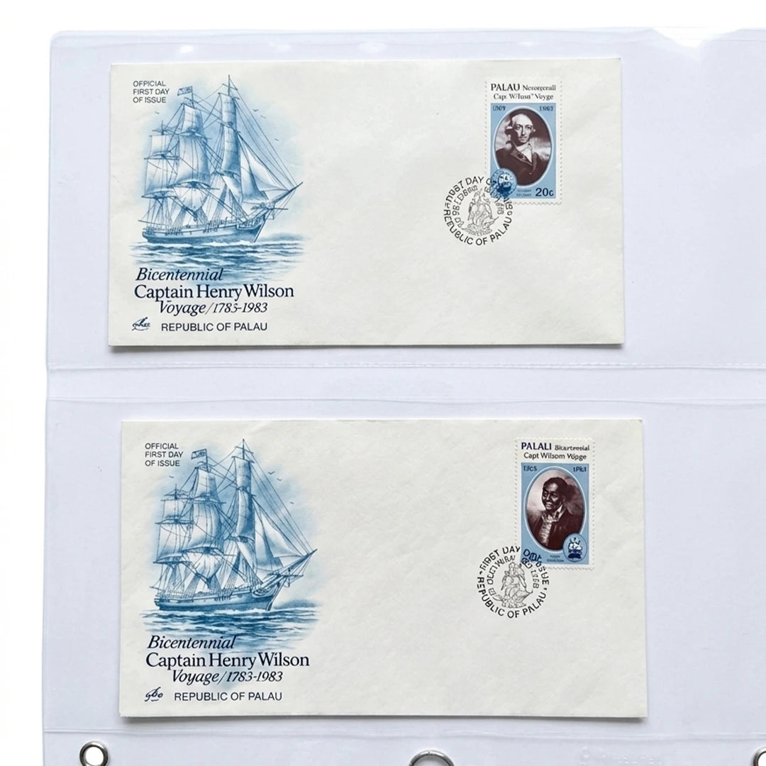 Vintage Republic of Palau First Day Covers – Set of 4