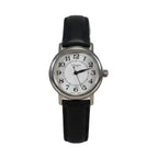 Coach Women’s Quartz Watch, Small Seconds Dial, Black Leather Strap, Box & Papers