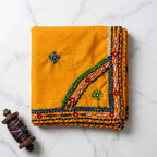 Hand-Embroidered Traditional Heritage Shawl – Authentic Ethnic Tribal Dupatta & Wall Hanging