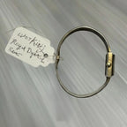 Royal Dynasty Women’s Bangle Cuff Watch, Square Gold‑Tone Dial, Hinged Bracelet, Working