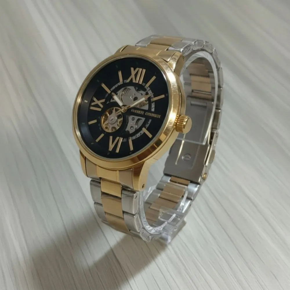 Marc Anthony FMDMA537 Automatic Skeleton Men’s Watch, Two‑Tone Stainless, New in Box