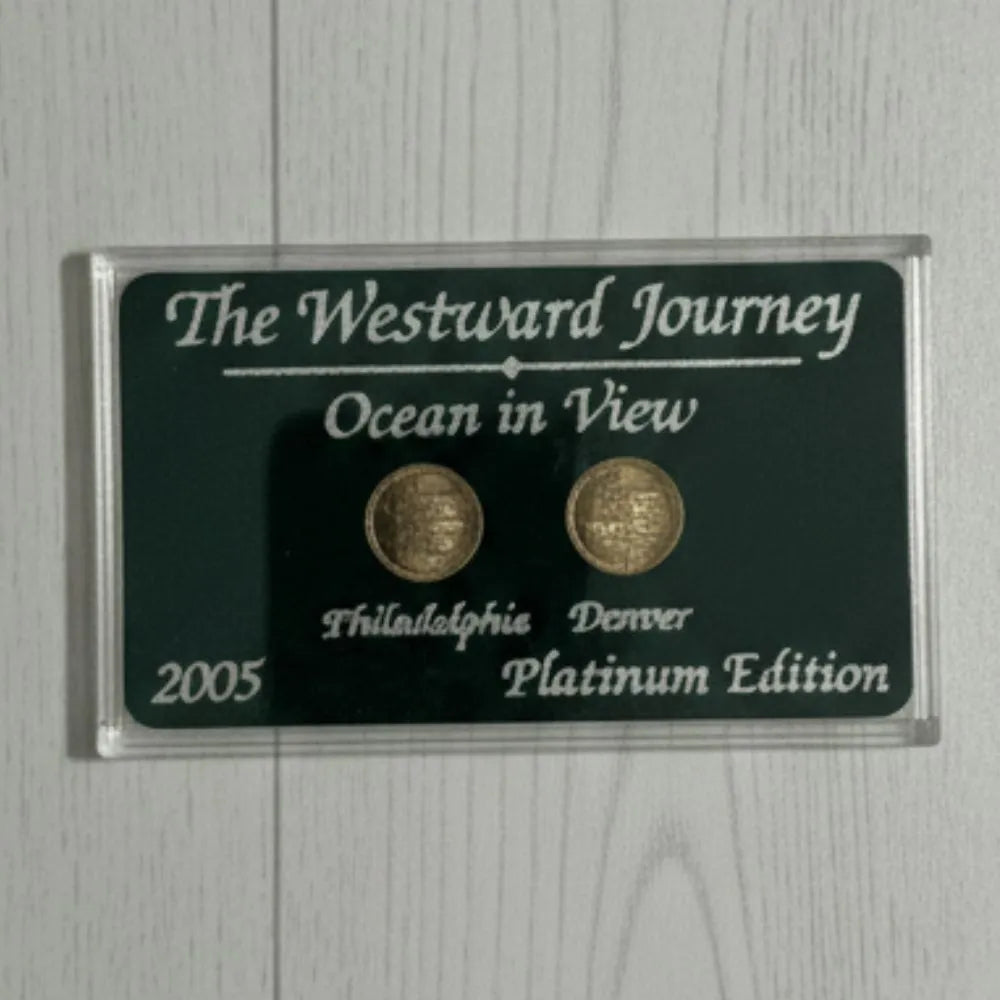 2005 Westward Journey “Ocean in View!” Jefferson Nickel Set P & D Uncirculated – Gift Holder/Platinum Edition