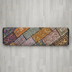 Vintage Tribal Patchwork Quilt – Mixed Pattern, Fabric Collage, Boho Decor Throw, Handmade by Craftswomen from Thar Desert, Sindh, Pakistan