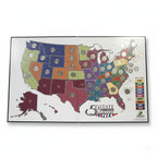 Littleton 50 State Quarters Giant Map, Partially Filled (1999–2008), Display Board Album