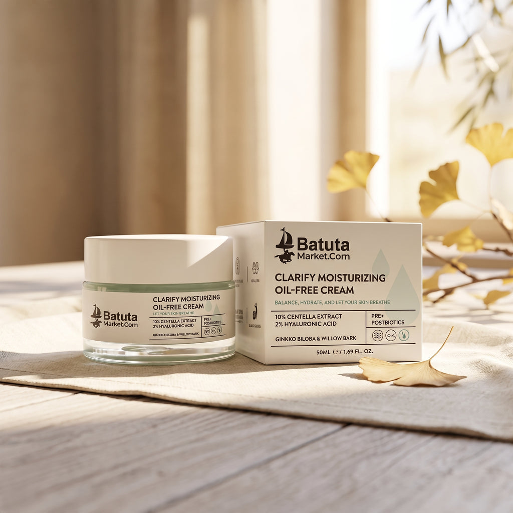 Clarify Moisturizing Oil-Free Cream with 10% Centella & 2% Hyaluronic Acid (50ml)