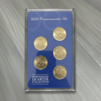 2000 Statehood Quarter Collection Commemorative Set - Gold Plated