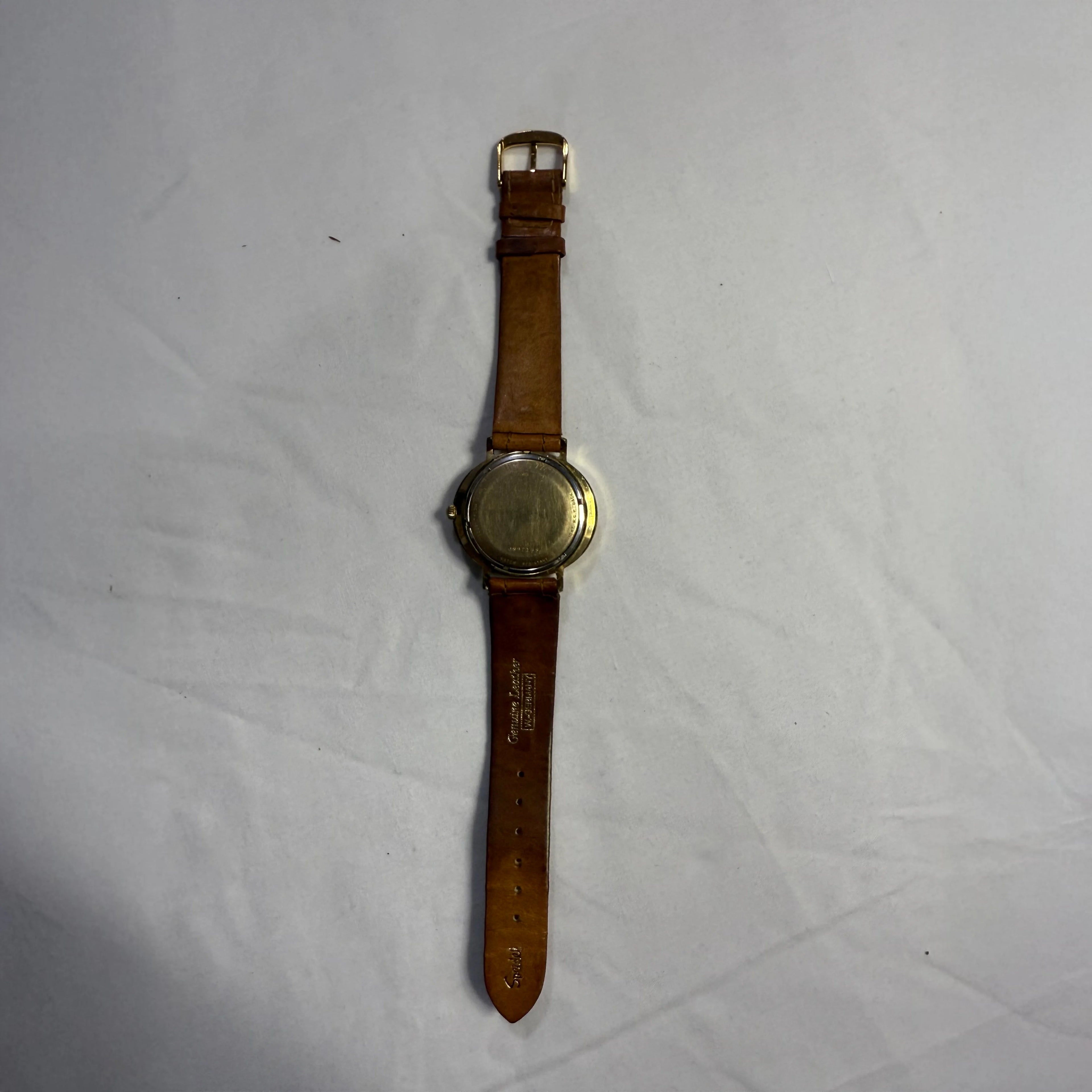 Vintage Bulova 23‑Jewel Automatic Men’s Watch, Day‑Date, Gold‑Tone Round Case, 1970s 11AOACB Era