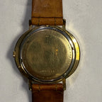 Vintage Bulova 23‑Jewel Automatic Men’s Watch, Day‑Date, Gold‑Tone Round Case, 1970s 11AOACB Era