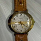 Vintage Bulova 23‑Jewel Automatic Men’s Watch, Day‑Date, Gold‑Tone Round Case, 1970s 11AOACB Era