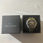 Marc Anthony FMDMA537 Automatic Skeleton Men’s Watch, Two‑Tone Stainless, New in Box