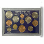 Great Britain Complete Decimal Changeover Coin Set, Pre-Decimal & Decimal Type, 1967–1971, Uncirculated