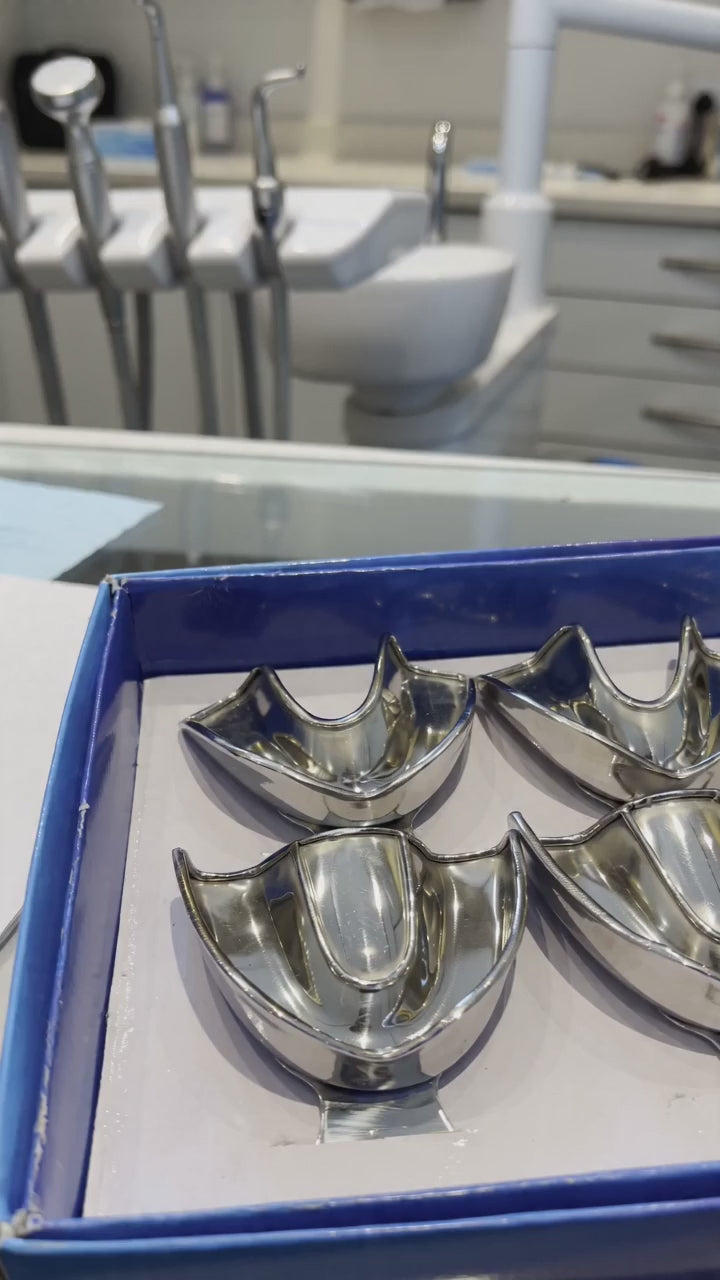 Premium 6-Piece Solid Dental Impression Tray Set