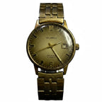 Helbros Invincible 21‑Jewel Men’s Watch, 14K Solid Gold Case, Manual Wind, Vintage 1950s–60s